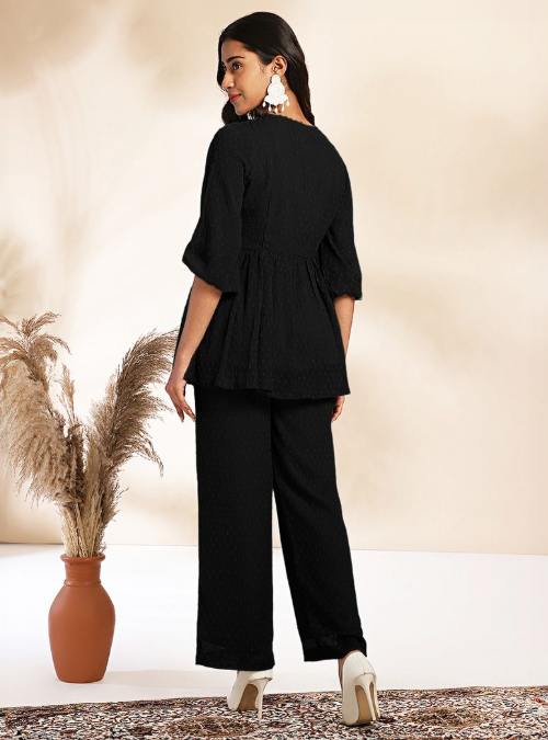 Peplum Top with Palazzo set