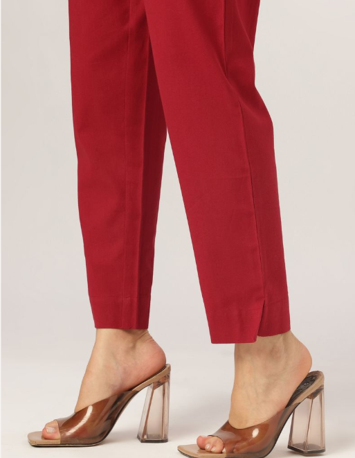 Maroon Linen Cotton Co-Ord Set