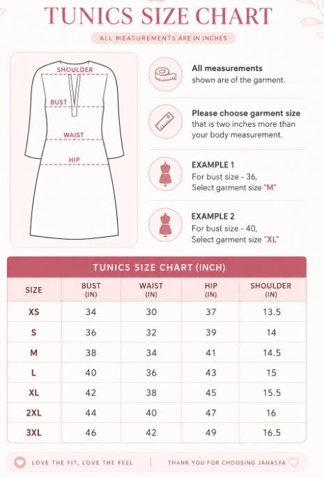 Effortless Shine: Red Foil Print Linen Cotton Tunic